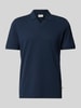 s.Oliver RED LABEL Regular Fit Poloshirt aus Baumwoll-Mix Marine