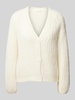 Lanius Cardigan van alpaca met V-hals Offwhite