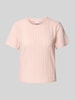 Jake*s Collection T-Shirt mit Lochstickerei Rose