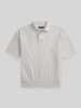 Polo Ralph Lauren Koszulka polo z czystej bawełny o kroju loose fit Jasnoszary melanż