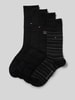 Tommy Hilfiger Socken mit Label-Details im 4er-Pack Black