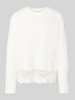 ONLY Regular Fit Langarmshirt aus reiner Baumwolle Modell 'VIVVI' Weiss