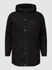 Jack & Jones Plus PLUS SIZE Parka mit Pattentaschen Schwarz