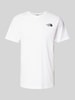 The North Face T-Shirt mit Label-Print Weiss