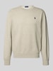 Polo Ralph Lauren Sweatshirt met labelstitching Lichtgrijs