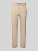 Christian Berg Men Regular Fit Jeans im 5-Pocket-Design Beige