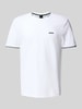 BOSS Green Regular Fit T-Shirt aus Baumwoll-Mix Modell 'TAUL' Weiss