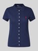 Polo Ralph Lauren Poloshirt met labelstitching Marineblauw