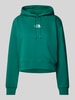 The North Face Korte hoodie met gestikt logo Groen