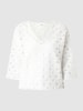 s.Oliver BLACK LABEL Blusenshirt aus Lochspitze  Ecru