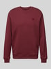 Scotch & Soda Sweatshirt mit Label-Badge Bordeaux