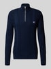 Tommy Jeans Regular fit gebreide pullover van zuiver katoen Marineblauw