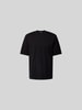 Filippa K T-Shirt mit geripptem Rundhalsausschnitt Black