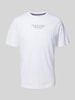 Jack & Jones Premium T-Shirt mit Label-Print Weiss