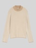 Tom Tailor Pullover mit Mock Neck Kragen Beige