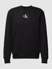 Calvin Klein Jeans Sweatshirt mit Label-Detail Black
