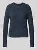 Pieces Regular Fit Strickpullover aus Rippstrick Modell 'ELLEN' Bottle