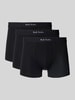 PAUL SMITH Trunks mit elastischem Logo-Bund im 3er-Pack Black