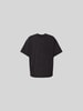 WON HUNDRED T-Shirt mit Label-Stitching Black