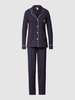 Lauren Ralph Lauren Pyjama van katoen-modalmix Marineblauw