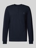 Christian Berg Men Longsleeve mit Logo-Stitching Marine