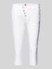 Buena Vista Spodnie capri w jednolitym kolorze model ‘Malibu’ Biały