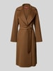 Max Mara Studio Regular Fit Wollmantel mit Kaschmir-Anteil Modell 'CLES' Cognac