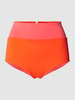 Mymarini Bikinislip in two-tone-stijl Koraal