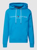 Tommy Hilfiger Hoodie mit Känguru-Tasche Modell 'TOMMY LOGO' Royalblau