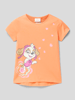 s.Oliver RED LABEL T-shirt met motiefprint Oranje