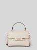 Guess Handtasche mit Label-Applikation Modell 'ECO ALDITH' Taupe