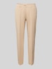 Brax Slim fit stoffen broek met persplooien, model 'STYLE.MARON' Zand