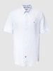 Tommy Hilfiger Regular Fit Business-Hemd mit Button-Down-Kragen Bleu