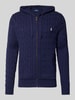 Polo Ralph Lauren Kardigan rozpinany o kroju regular fit z czystej bawełny Granatowy