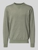 Blend Gebreide pullover met ronde hals, model 'Bruton' Donkergroen