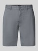 MCNEAL Slim Fit Bermudas mit Eingrifftaschen Mittelgrau