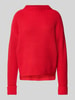 Selected Femme Gebreide pullover met turtleneck, model 'SELMA' Rood