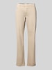 Brax Rechte broek van viscosemix model 'Everest' Beige