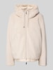 WHITE LABEL Jacke mit Kunstfellbesatz Ecru