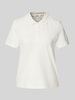 s.Oliver RED LABEL Regular fit poloshirt van katoenmix Wit