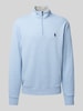 Polo Ralph Lauren Sweatshirt mit Label-Stitching Hellblau