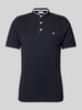 Jack & Jones Poloshirt met labelstitching, model 'PAULOS' Marineblauw