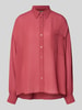 Essentiel Antwerp Loose Fit Hemdbluse mit Crêpe-Struktur Modell 'IFIRE' Altrosa