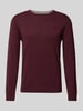 s.Oliver RED LABEL Gebreide pullover met ribboorden Paars