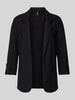 Vero Moda Loose Fit Kurzblazer aus Viskose-Leinen-Mix Modell 'JESMILO' Black