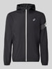 ASICS TIGER Regular Fit Jacke mit Logo-Print Modell 'ICON' Black