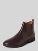 Polo Ralph Lauren Chelsea Boots aus Leder mit Label-Detail Modell 'TALAN' Dunkelbraun