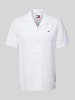 Tommy Jeans Koszula casualowa o kroju regular fit z wyhaftowanym logo Biały