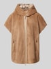 WHITE LABEL Jacke aus Kunstfell Cognac