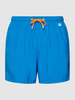 MC2 Saint Barth Badehose mit Label-Patch Royal